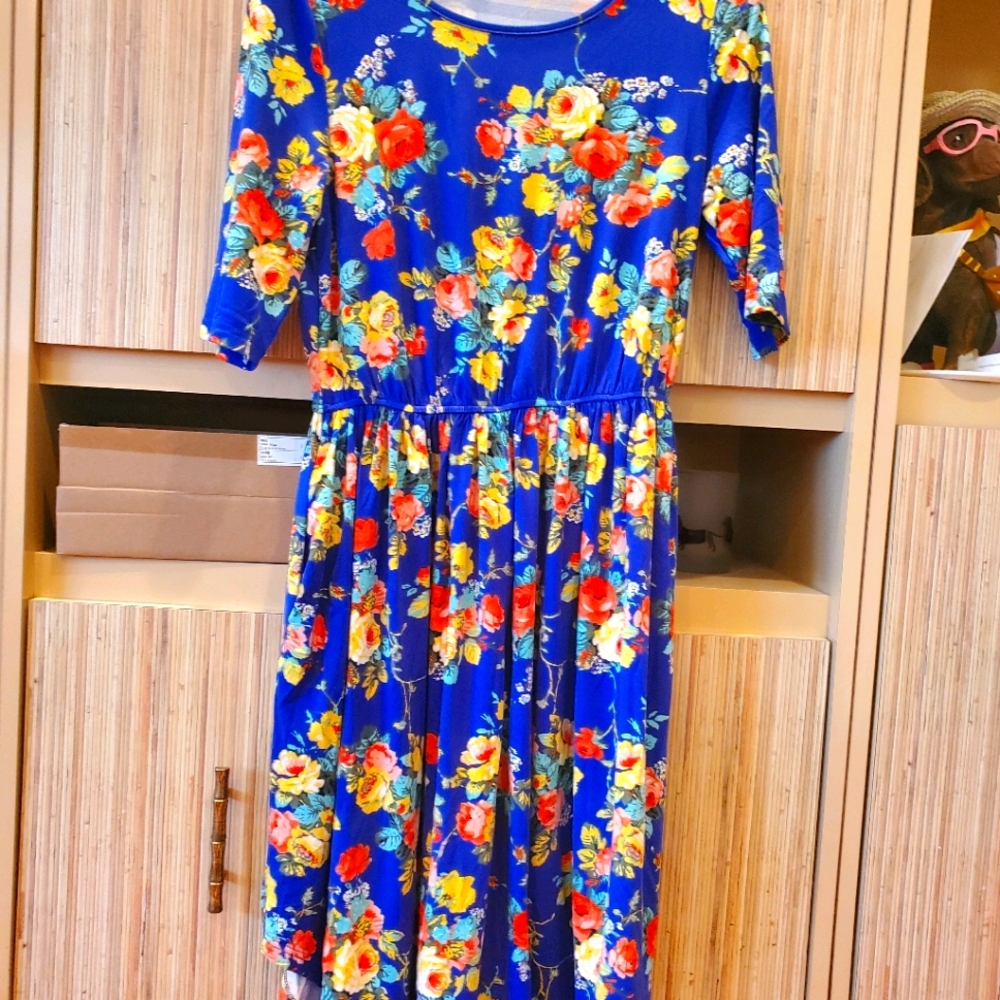 Floral quarter sleeved  Dress